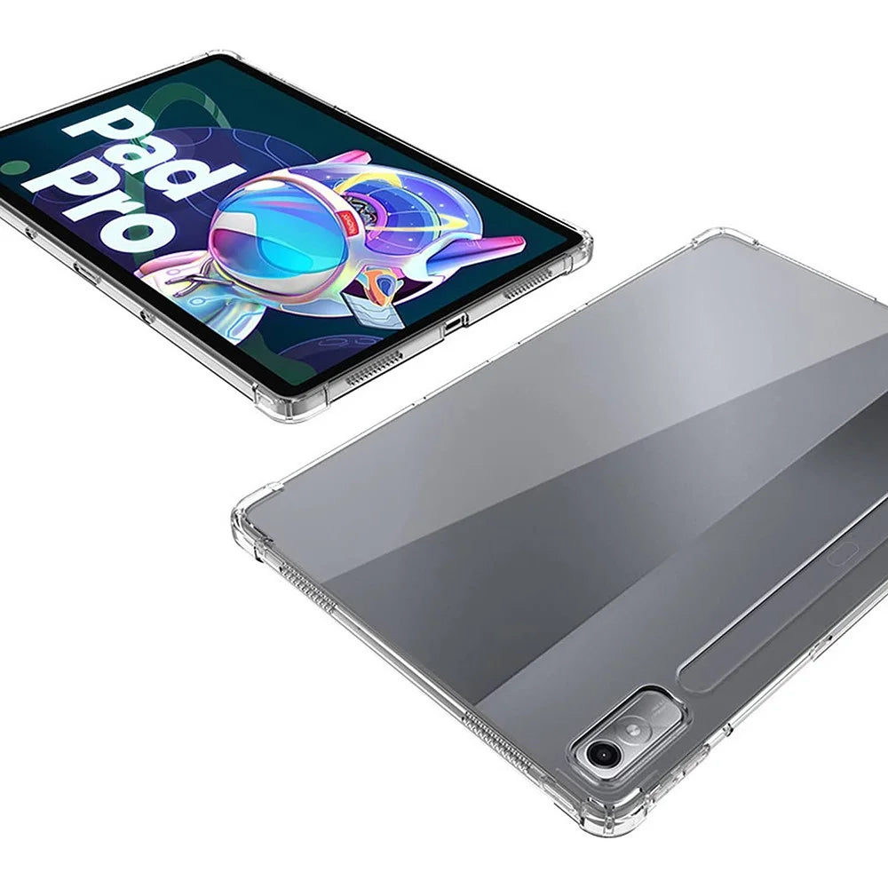 TPU Tablet Case For Lenovo Tab P11 Pro Gen 2 , Lightweght Anti-fall Reinforced Corners Transparent Tablet Cover - 3
