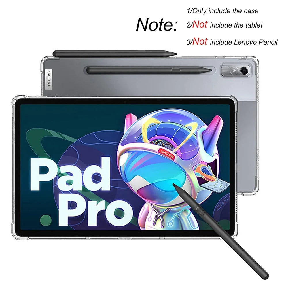 TPU Tablet Case For Lenovo Tab P11 Pro Gen 2 , Lightweght Anti-fall Reinforced Corners Transparent Tablet Cover - 5