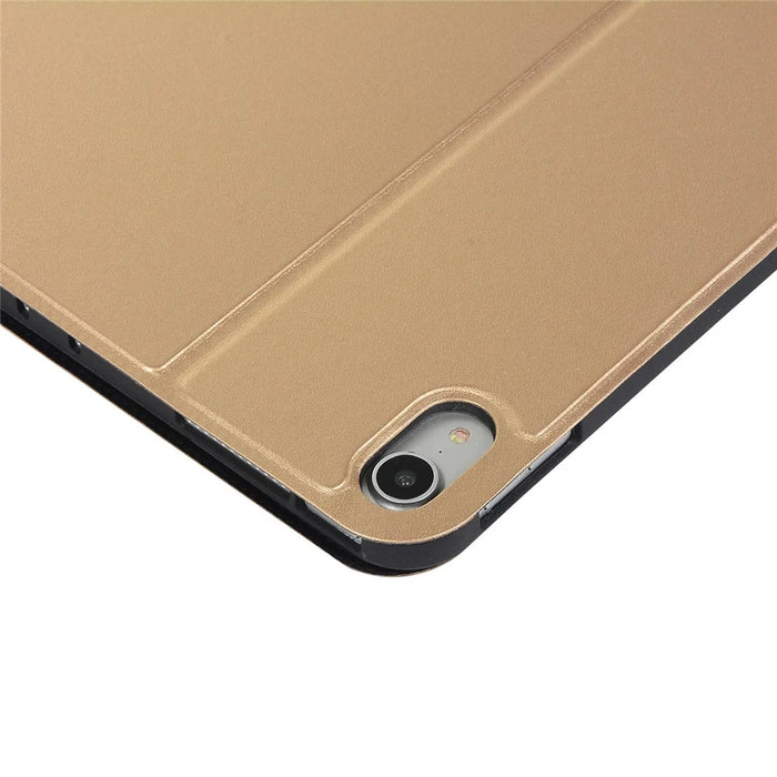 For iPad (2025) / 10.9 (2022) PU Leather + TPU Tablet Case Auto Wake / Sleep Shockproof Stand Cover - Gold - 6