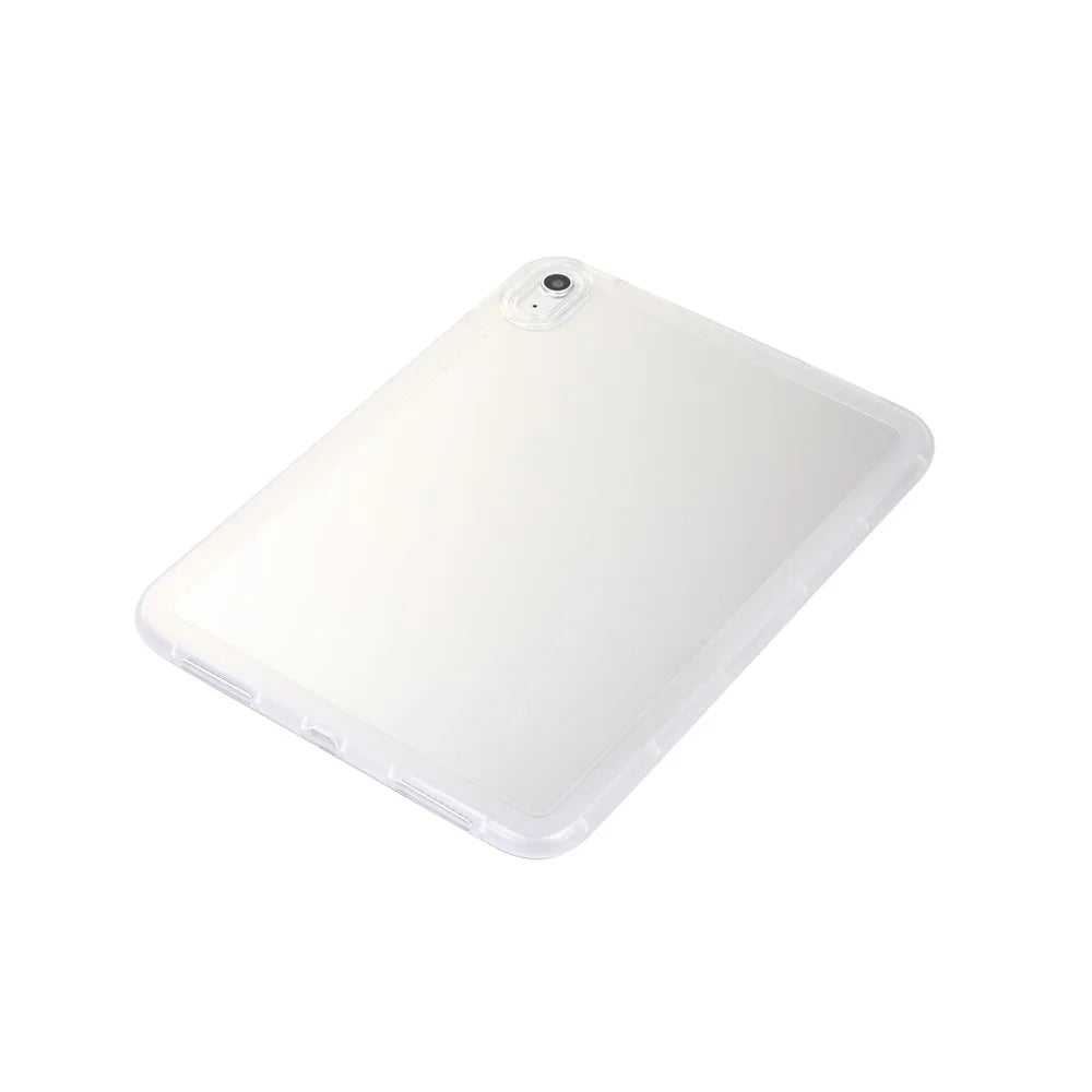 For iPad (2025) / 10.9 (2022) Case Soft TPU Corner Cushion Tablet Cover - White - 4