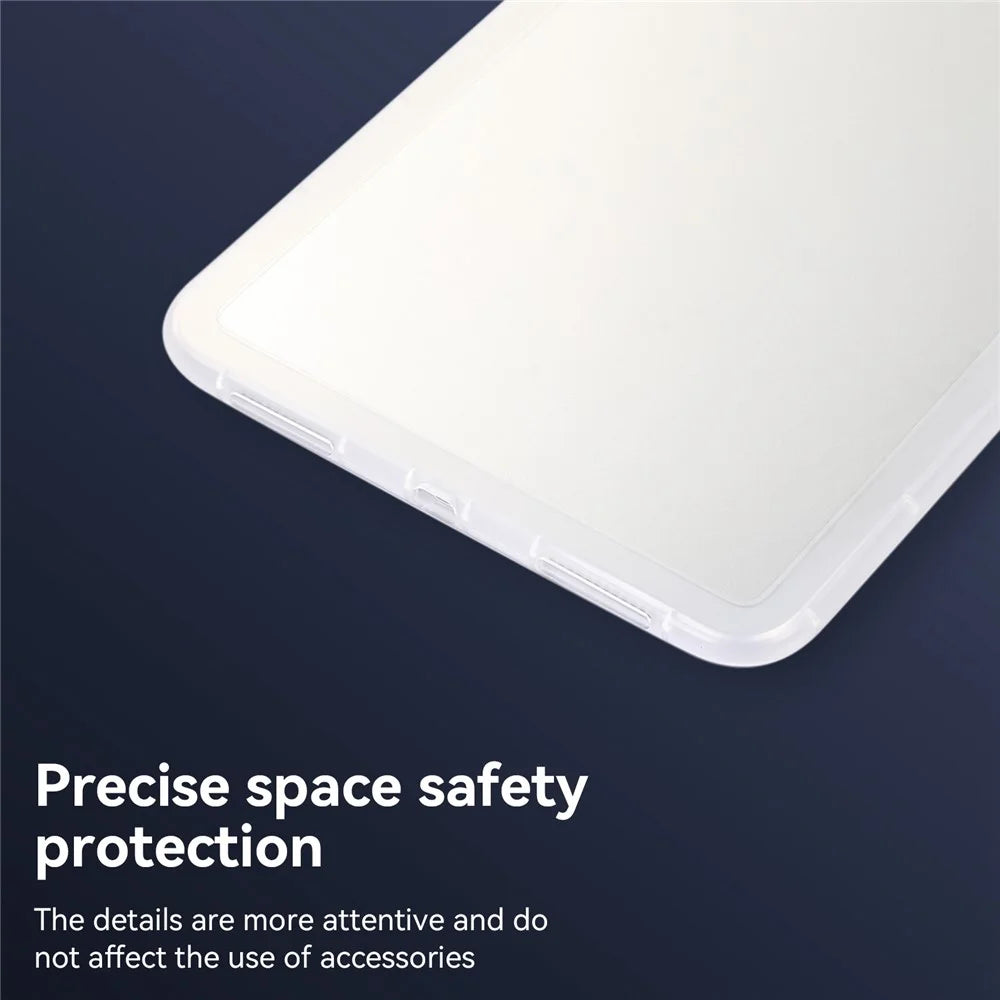 For iPad (2025) / 10.9 (2022) Case Soft TPU Corner Cushion Tablet Cover - White - 6