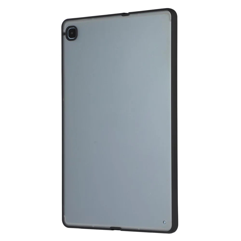 For Samsung Galaxy Tab S6 Lite (2024) / S6 Lite (2022) / S6 Lite (2020) SM-P610 Slim Case Skin-Touch Hard PC + TPU Protective Cover - Black - 1