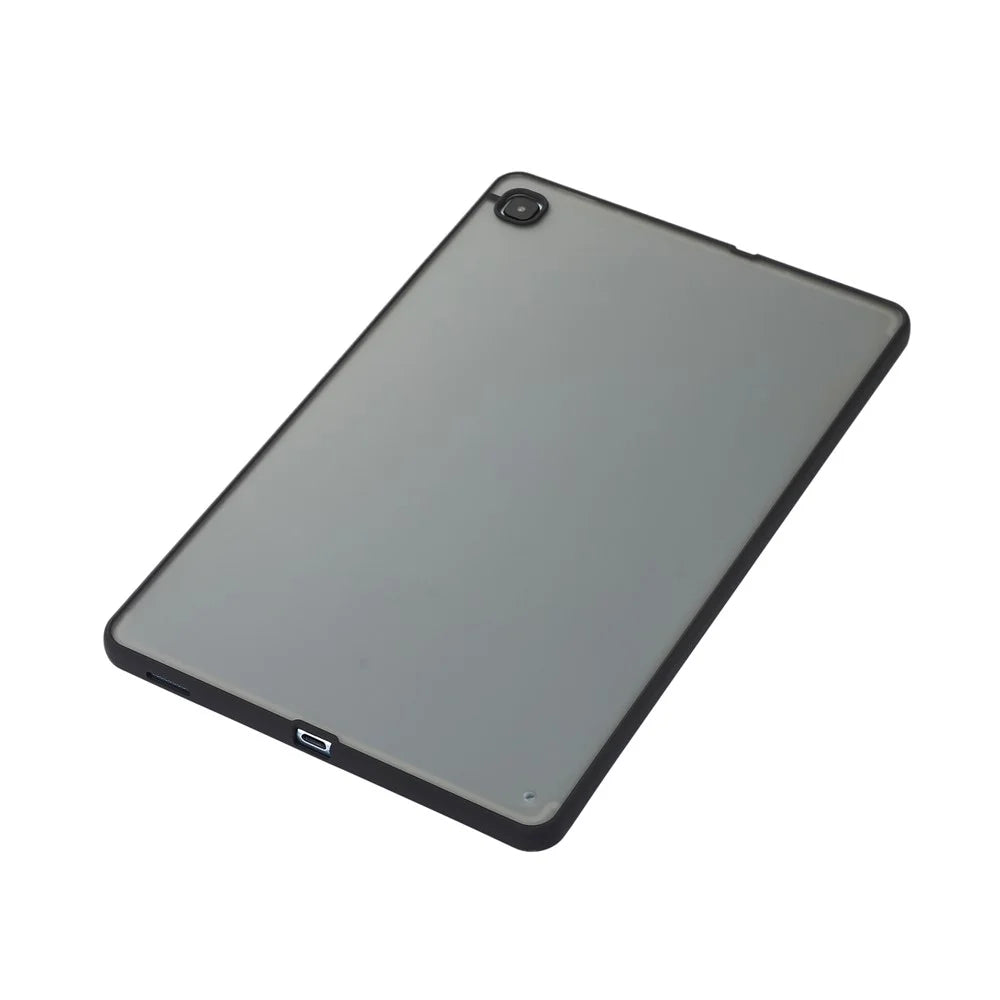 For Samsung Galaxy Tab S6 Lite (2024) / S6 Lite (2022) / S6 Lite (2020) SM-P610 Slim Case Skin-Touch Hard PC + TPU Protective Cover - Black - 4