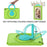 For Amazon Fire HD 8 (2022) / (2020) Shockproof EVA Case with Shoulder Strap, Waterproof Screen Protector - Green - 3