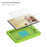 For Amazon Fire HD 8 (2022) / (2020) Shockproof EVA Case with Shoulder Strap, Waterproof Screen Protector - Green - 4