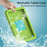 For Amazon Fire HD 8 (2022) / (2020) Shockproof EVA Case with Shoulder Strap, Waterproof Screen Protector - Green - 5