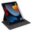 For iPad 10.2 (2021) / (2020) / (2019) Smart Tablet Case PU Leather + Acrylic Rotary Kickstand Cover - Black - 4