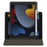 For iPad 10.2 (2021) / (2020) / (2019) Smart Tablet Case PU Leather + Acrylic Rotary Kickstand Cover - Black - 6