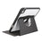 For iPad (2025) / 10.9 (2022) PU Leather + Acrylic Tablet Case Rotary Kickstand Cover with Pen Holder - Black - 7
