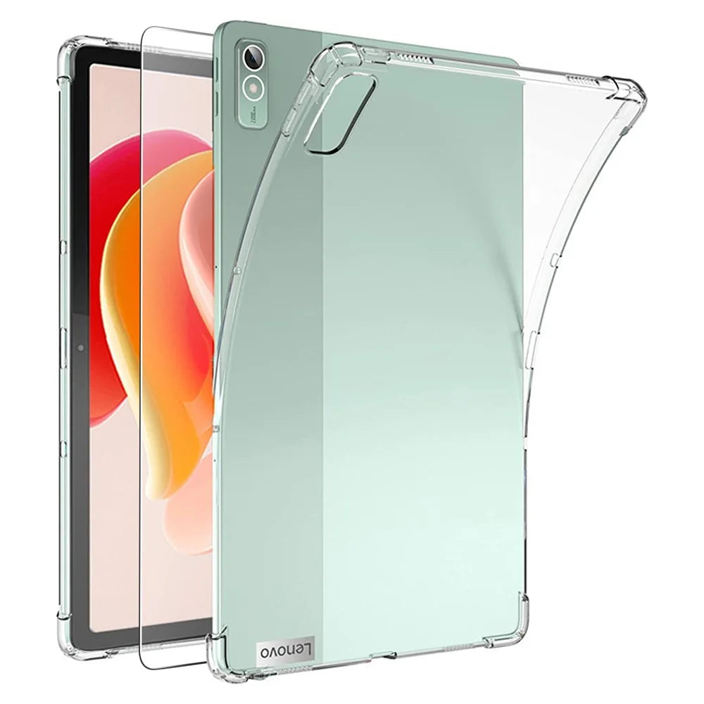 Shockproof Tablet Case for Lenovo Tab P11 Gen 2 , TPU Protective Tablet Cover with Tempered Glass Film - 1