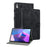 For Lenovo Tab P11 Gen 2 PU Leather Case Cute Tiger Pattern Stand Tablet Protective Sleeve Smart Cover - Black - 1