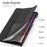 DUX DUCIS Domo Series PU Leather Case for Lenovo Tab M8 (4th Gen) 2024 TB-301XU / M8 (4th Gen) 2023 TB-300FU Tri-Fold Stand Case - Black - 4