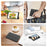 DUX DUCIS Domo Series PU Leather Case for Lenovo Tab M8 (4th Gen) 2024 TB-301XU / M8 (4th Gen) 2023 TB-300FU Tri-Fold Stand Case - Black - 6