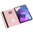 PU Leather Case for Lenovo Tab P11 Gen 2 Protective Cover Tree Deer Imprinted Stand Case with Card Slots - Rose Gold - 2
