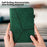 Tablet Case with Card Slots For Lenovo Tab P11 Gen 2 Line Imprinted Leather Protective Tablet Cover Stand - Green - 6