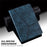 Leather Tablet Case for Lenovo Tab P11 Pro Gen 2 , Line Imprinted Anti-drop Tablet Cover Stand Card Holder - Blue - 5