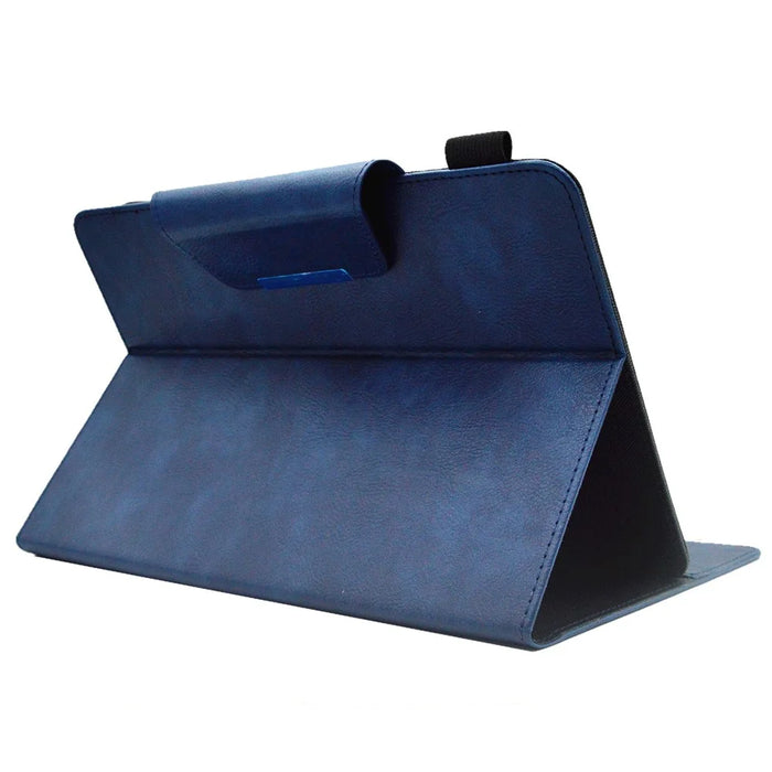 Universal PU Leather Case for 8-inch Tablet Stand Wallet Tablet Cover (Slim Lightweight Style) - Blue - 3
