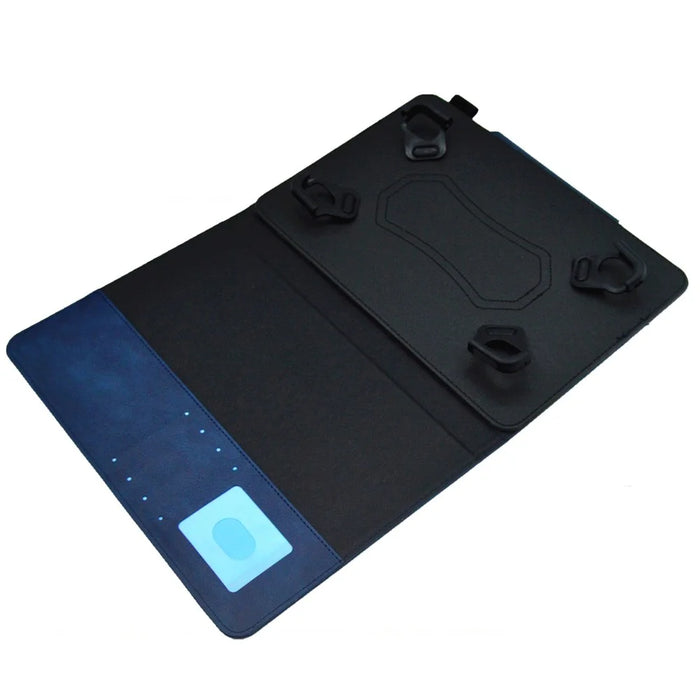 Universal PU Leather Case for 8-inch Tablet Stand Wallet Tablet Cover (Slim Lightweight Style) - Blue - 4