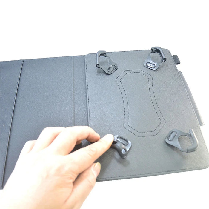 Universal PU Leather Case for 8-inch Tablet Stand Wallet Tablet Cover (Slim Lightweight Style) - Blue - 6