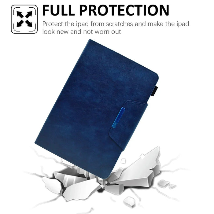 Universal PU Leather Case for 8-inch Tablet Stand Wallet Tablet Cover (Slim Lightweight Style) - Blue - 7
