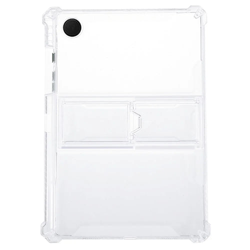 For Samsung Galaxy Tab A8 10.5 (2021) X205 / X200 Transparent TPU Protective Cover Kickstand Drop-proof Tablet Case - 1