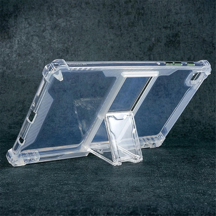 For Samsung Galaxy Tab A7 Lite 8.7-inch T220 Clear TPU Tablet Case Drop-proof Back Cover with Kickstand - 4