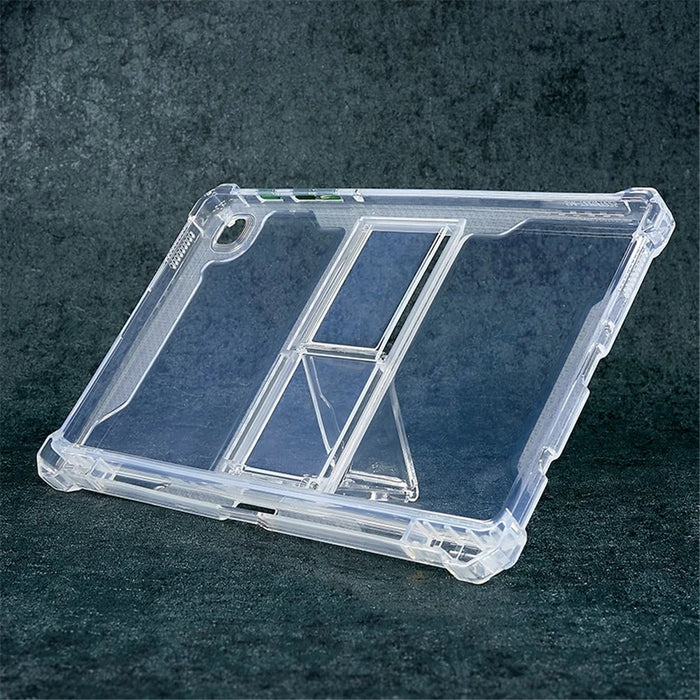 For Samsung Galaxy Tab A7 Lite 8.7-inch T220 Clear TPU Tablet Case Drop-proof Back Cover with Kickstand - 5