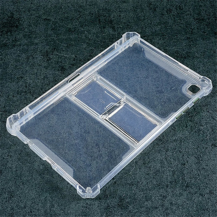 For Samsung Galaxy Tab A7 Lite 8.7-inch T220 Clear TPU Tablet Case Drop-proof Back Cover with Kickstand - 7