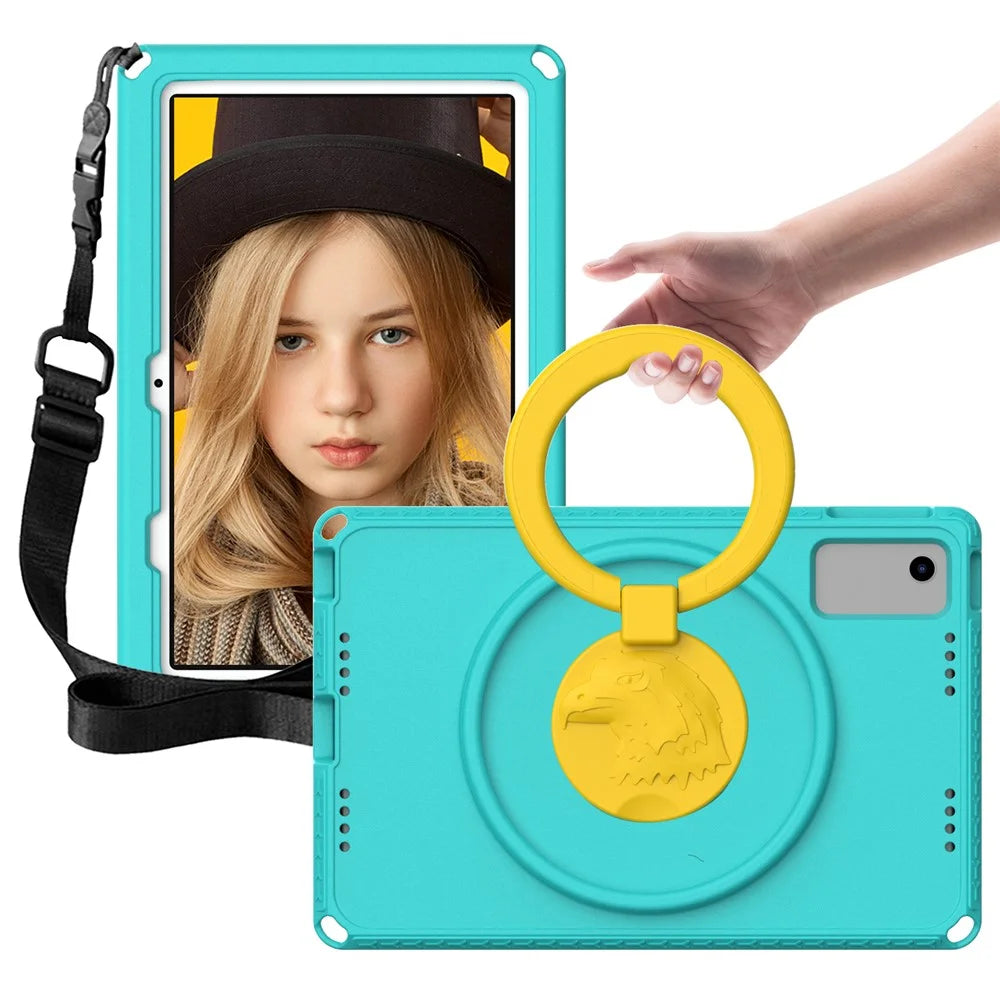 For Lenovo Tab M10 Plus (3rd Gen) TB-125F 10.6 / Xiaomi Redmi Pad 10.6 Tablet Case EVA+PC Anti-drop Tablet Cover - Light Green - 2