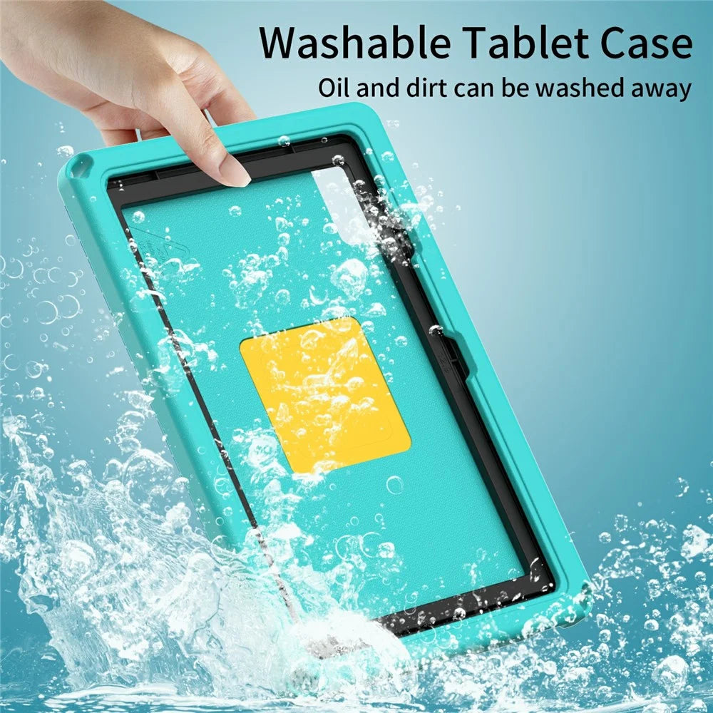 For Lenovo Tab M10 Plus (3rd Gen) TB-125F 10.6 / Xiaomi Redmi Pad 10.6 Tablet Case EVA+PC Anti-drop Tablet Cover - Light Green - 5