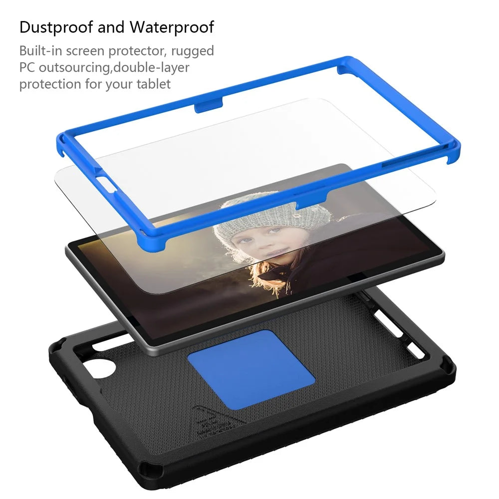 For Samsung Galaxy Tab A11 / A9 / A 8.0 (2019) SM-T290 (Wi-Fi) / SM-T295 (LTE) / Tab A7 Lite 8.7-inch (2020) T220 / T225 Tablet Cover - Black - 4