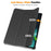 For OnePlus Pad Tri-fold Stand Tablet Case Auto Wake / Sleep Tablet Leather Cover - Black - 3