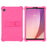 For Lenovo Tab M8 (4th Gen) 2024 TB-301XU / M8 (4th Gen) 2023 TB-300FU Silicone Case Kickstand Tablet Cover - Rose - 1