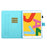 For iPad Mini / Mini 2 / mini 3 / mini 4 / mini (2019) 7.9 inch Shockproof Case PU Leather Tablet Cover with Card Holder - Blue Rose Gradient - 2