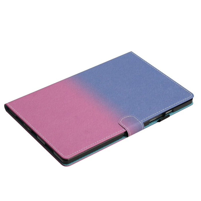For iPad Mini / Mini 2 / mini 3 / mini 4 / mini (2019) 7.9 inch Shockproof Case PU Leather Tablet Cover with Card Holder - Blue Rose Gradient - 4