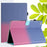 For iPad Mini / Mini 2 / mini 3 / mini 4 / mini (2019) 7.9 inch Shockproof Case PU Leather Tablet Cover with Card Holder - Blue Rose Gradient - 7