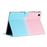 For Lenovo Tab M10 Plus (3rd Gen) / Xiaoxin Pad 2022 10.6 inch Gradient Color Leather Tablet Stand Case Stitching Lines Cover - Pink / Blue - 5