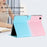 For Lenovo Tab M10 Plus (3rd Gen) / Xiaoxin Pad 2022 10.6 inch Gradient Color Leather Tablet Stand Case Stitching Lines Cover - Pink / Blue - 6