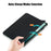 Leather Tablet Case for OnePlus Pad / Oppo Pad 2 Tri-fold Stand Tablet Cover with Auto Wake / Sleep - Black - 5
