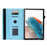 For Samsung Galaxy Tab A8 10.5 (2021) / (2022) Anti-Scratch Tablet Stand Case Pattern Printing Leather Cover with Elastic Band - Wavy Pattern - 2