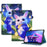 For Lenovo Tab M10 (Gen 3) PU Leather Tablet Case Pattern Printing Stand Card Holder Cover with Elastic Band - Cute Rabbit - 1