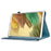 For Samsung Galaxy Tab A7 Lite 8.7-inch T220 Pattern Printing Tablet Case PU Leather Card Slots Stand Cover with Elastic Band - Bubble and Cat - 3