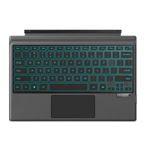 For Microsoft Surface Pro 4 / 5 / 6 / 7 Backlit Design Magnetic Rechargeable Bluetooth-compatible Wireless Keyboard - 1