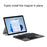 For Microsoft Surface Go 1 / 2 / 3 Magnetic Rechargeable Wireless Bluetooth-compatible Keyboard with Backlit - 5