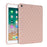 For iPad 9.7-inch (2017) / (2018) Back Cover Soft TPU Rhombus Pattern Tablet Case - Pink - 1