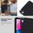 Anti-Drop Protective Back Cover for iPad (2025) / 10.9 (2022) Rhombus Pattern Soft TPU Tablet Case - Black - 5