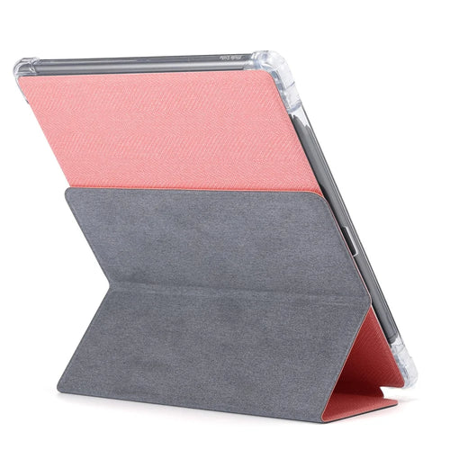 VILI DB Leather Case for Amazon Kindle Scribe , Multi-Viewing Stand Cover with Auto-Wake / Sleep - Rose - 1