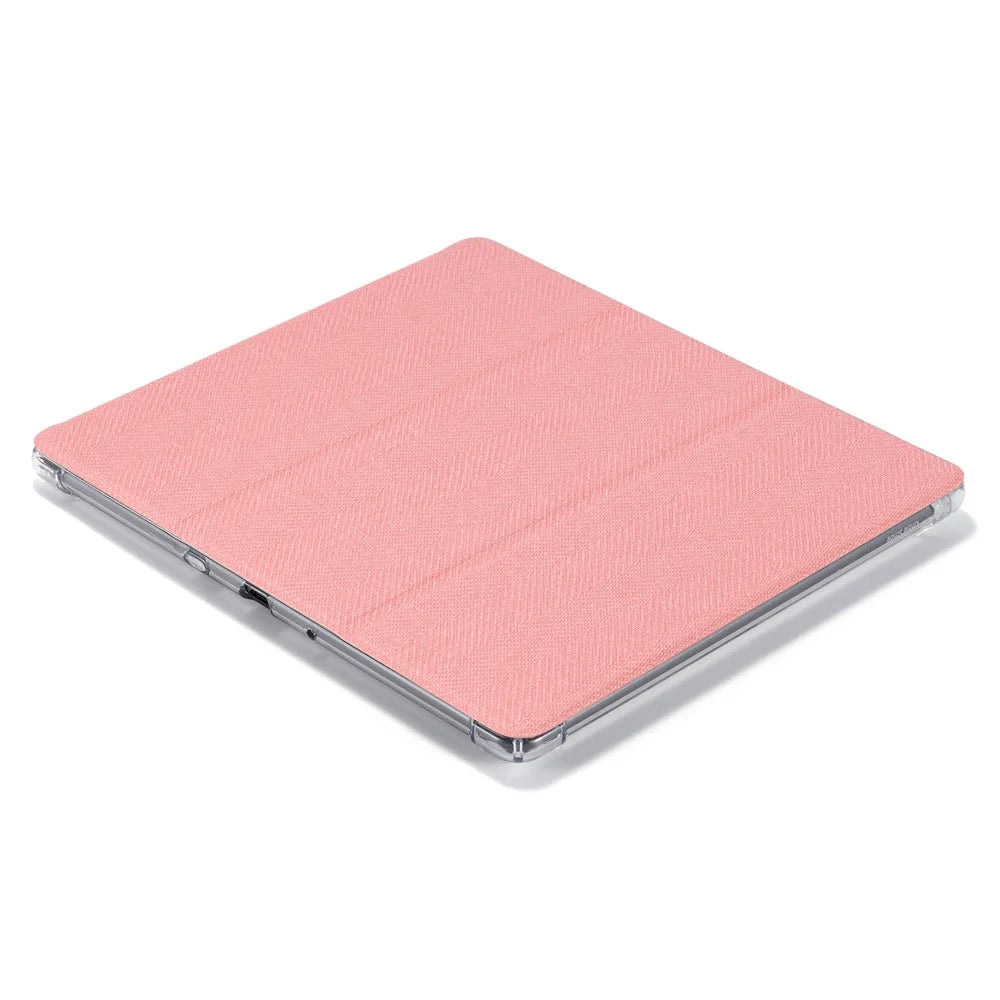 VILI DB Leather Case for Amazon Kindle Scribe , Multi-Viewing Stand Cover with Auto-Wake / Sleep - Rose - 2