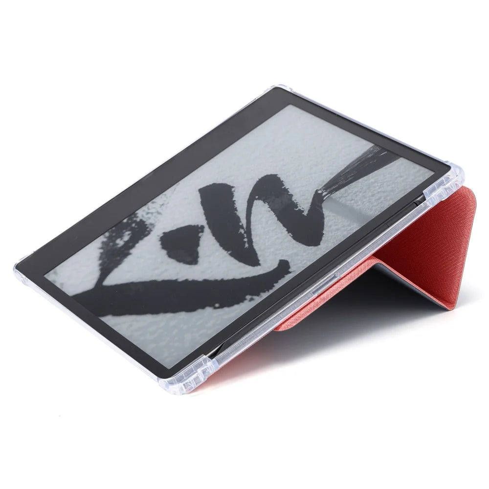 VILI DB Leather Case for Amazon Kindle Scribe , Multi-Viewing Stand Cover with Auto-Wake / Sleep - Rose - 4