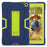 For Walmart Onn 8 inch (2022) Tablet Case with Kickstand Silicone + PC Color Contrast Cover - Navy Blue / Yellowgreen - 2